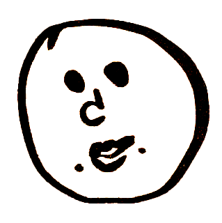 りんご顔面